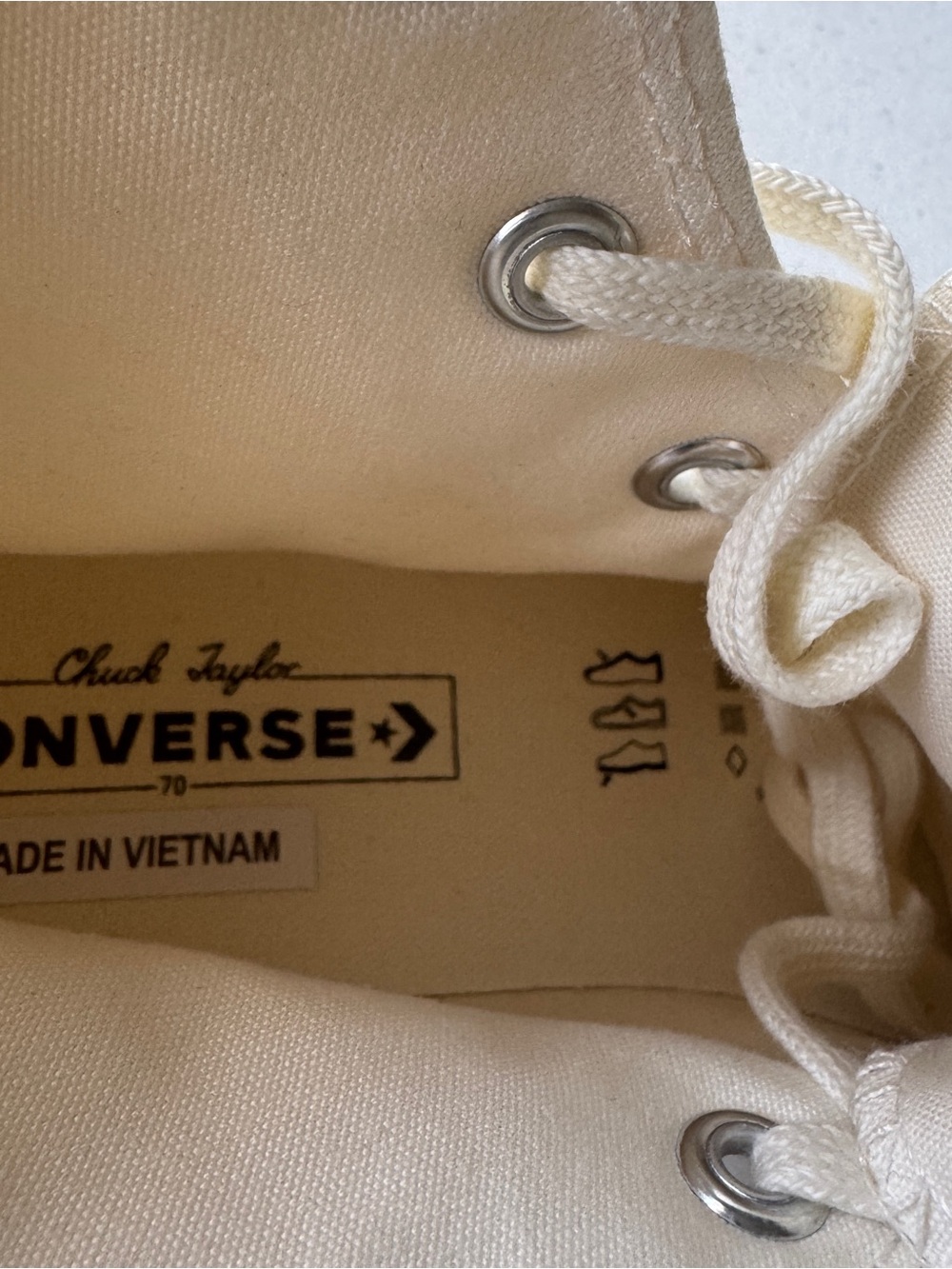 Converse Chuck 70 De Luxe Heel Shoes Egret Sneaker Unisex W 9.5 M 7.5 A05348C - Picture 11 of 16